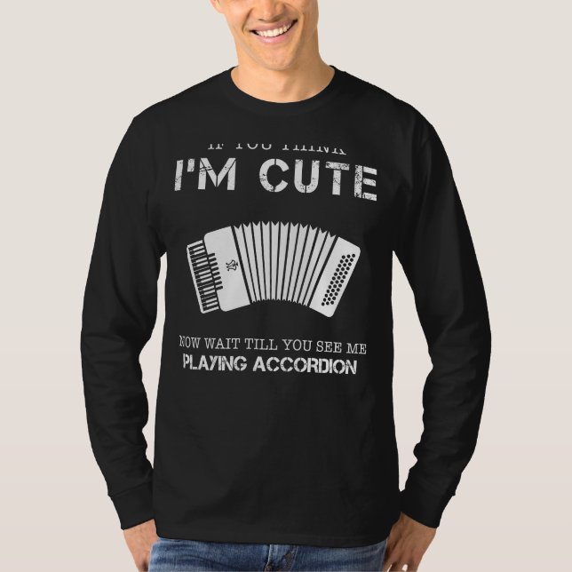 Accordion Allure: Bereit für meine musikalischen C T-Shirt (Vorderseite)