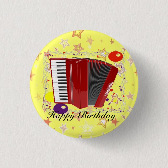Accordion Celebration Button (Vorderseite)
