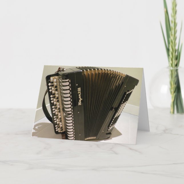 Accordion greeting card karte (Vorderseite)