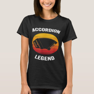 Accordion Legende Vintage Air Akkordeon T-Shirt