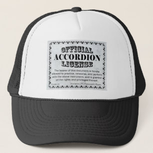 Accordion-Lizenz Truckerkappe