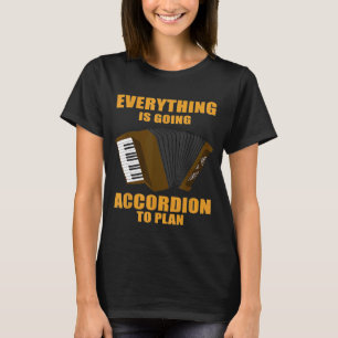 Accordion Men Women Cool Instrument Player 4 T-Shirt