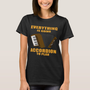 Accordion Men Women Cool Instrument Player Witz 1 T-Shirt