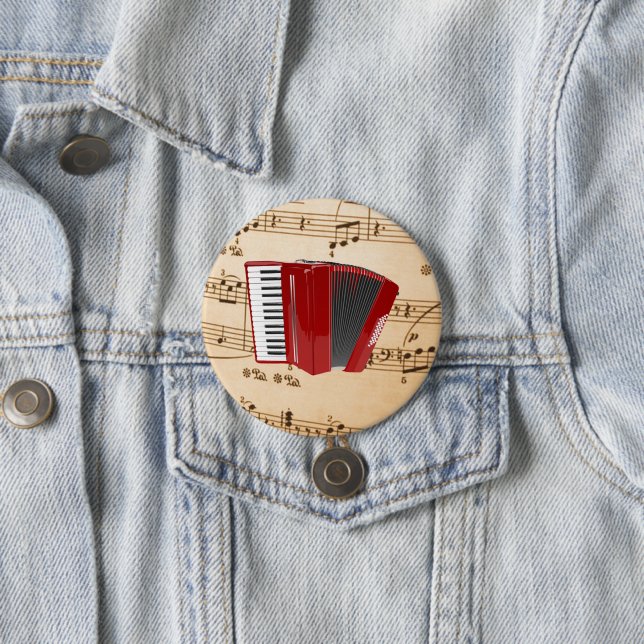 Accordion Music, populäres Design, Button (Beispiel)