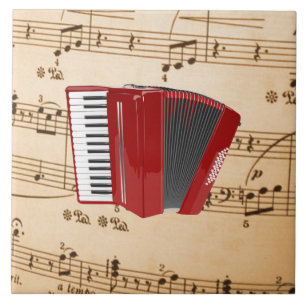 Accordion Music, populäres Design, Fliese