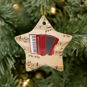 Accordion Music, populäres Design, Keramik Ornament