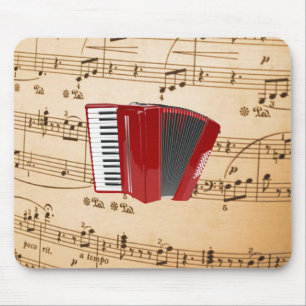 Accordion Music, populäres Design, Mousepad