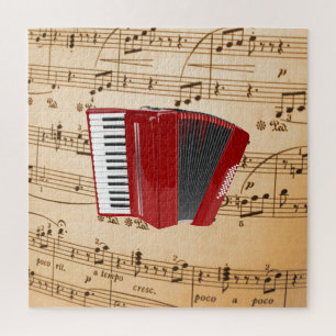 Accordion Music, populäres Design, Puzzle