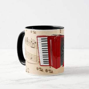 Accordion Music, populäres Design, Tasse