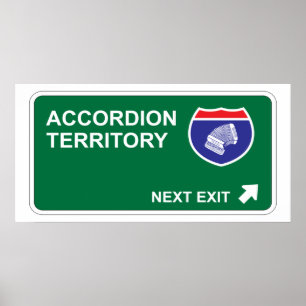 Accordion Nächster Ausgang Poster