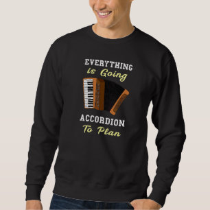 Accordion plant Musikinstrumentenpolk Sweatshirt