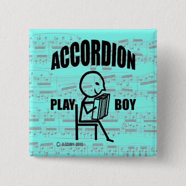 Accordion Play Boy Button (Vorderseite)