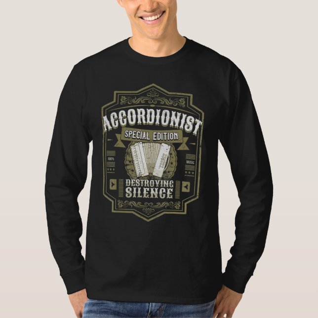 Accordion Player Accordion Special Accordion T-Shirt (Vorderseite)