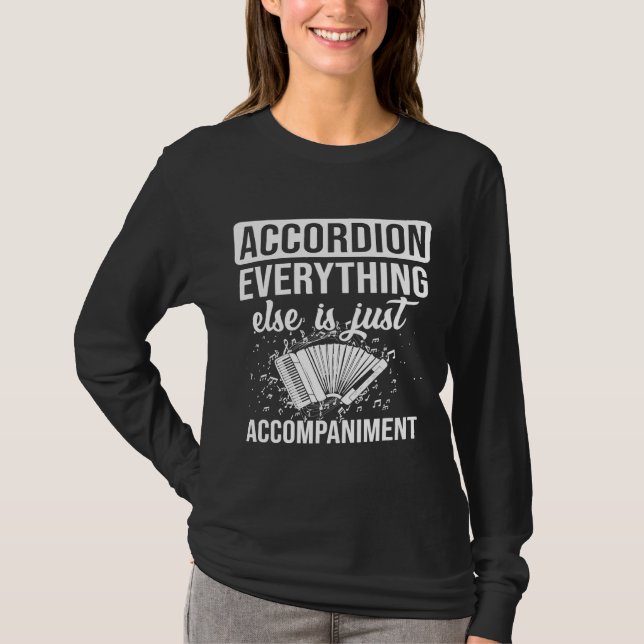 Accordion Player Begleiter T-Shirt (Vorderseite)