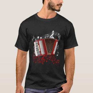 Accordion Player Folk Music Accordion T-Shirt