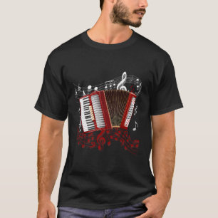 Accordion Player Folk Music Accordion T-Shirt