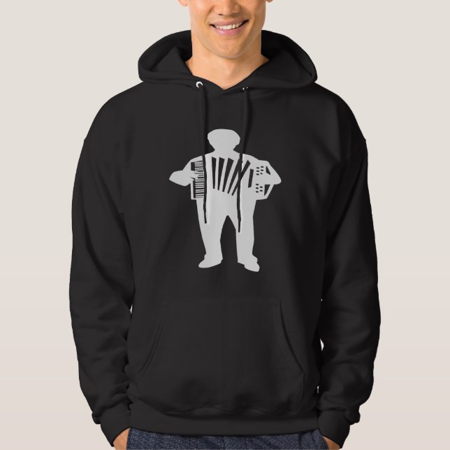 Accordion Player T Hoodie (Vorderseite)