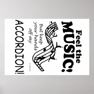 Accordion spürt die Musik Poster