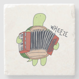 Accordion Turtle Untersetzer