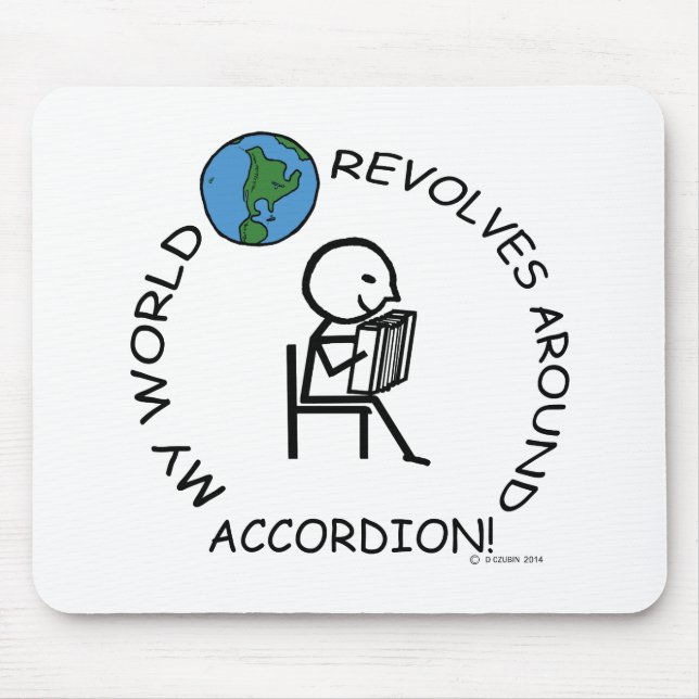 Accordion - Weltumdrehungen Mousepad (Vorne)