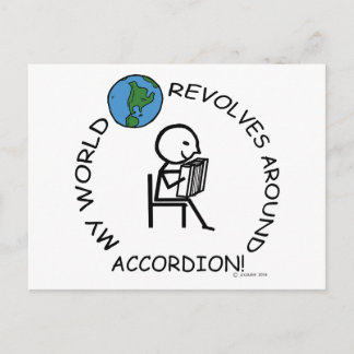 Accordion - Weltumdrehungen Postkarte