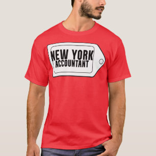 ACCOUNANT NEW YORK SCHWARZ UND WEISS T-Shirt