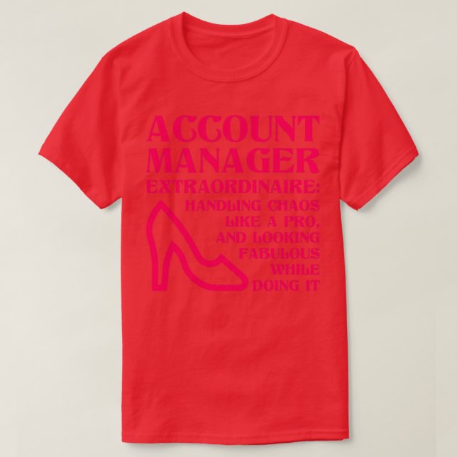 Account Manager Frau1 T-Shirt (Design vorne)