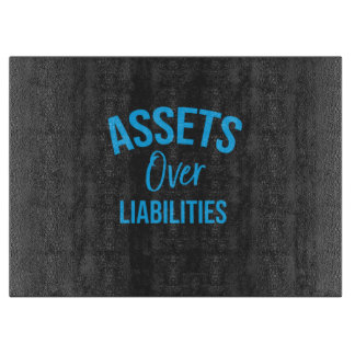 Accountant Asset Over Liabilities Schneidebrett