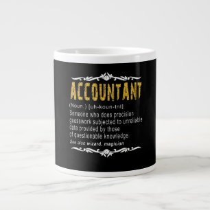 Accountant Funny Definition benutzerdefiniertes Ge Jumbo-Tasse