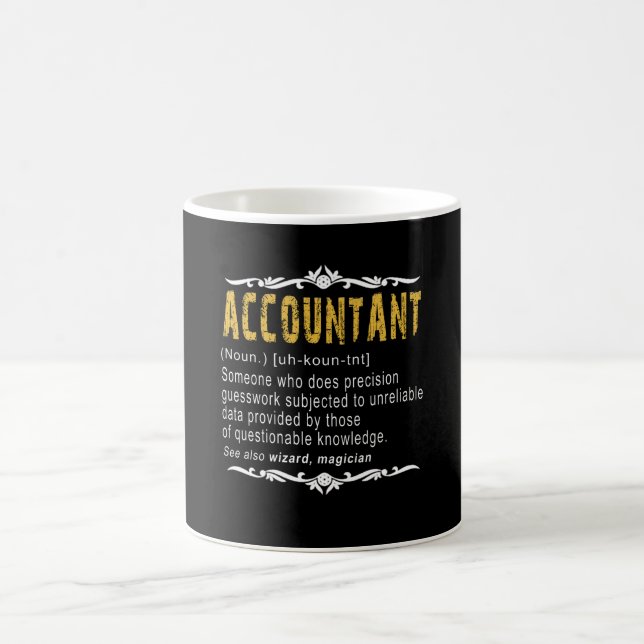 Accountant Funny Definition benutzerdefiniertes Ge Kaffeetasse (Mittel)