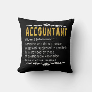 Accountant Funny Definition benutzerdefiniertes Ge Kissen