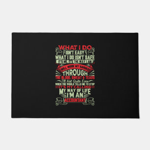 Accountant Gift My Way Of Life Im An Accountant Fußmatte