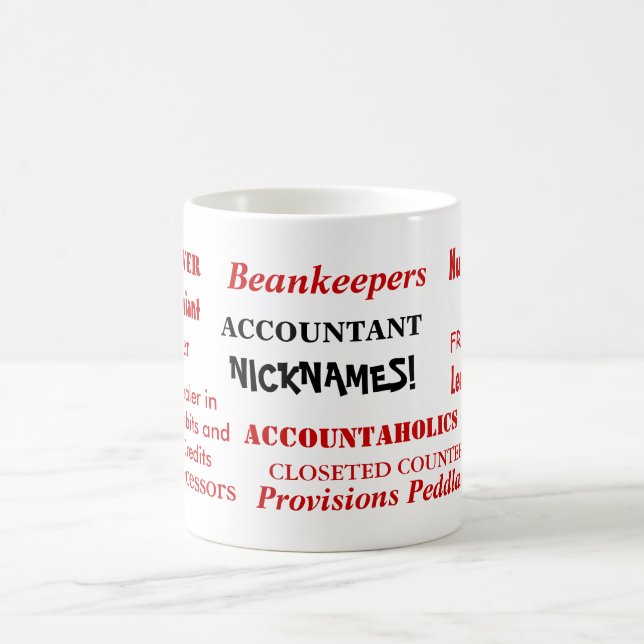 Accountant Nicknames Tasse (Mittel)