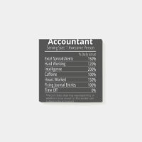 Accountant Nutrition Fact, Nutrition Facts