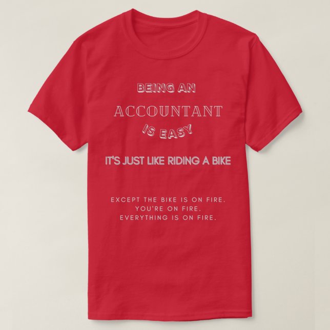 Accountant TShirt Classic TShirt (Design vorne)