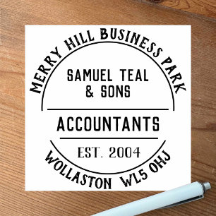 Accountants Rubber Briefmarke Gummistempel