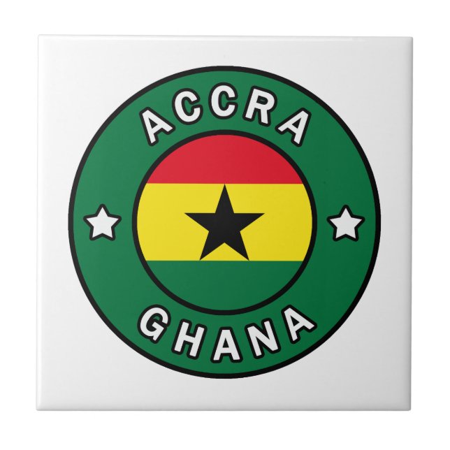 Accra Ghana Fliese (Vorderseite)