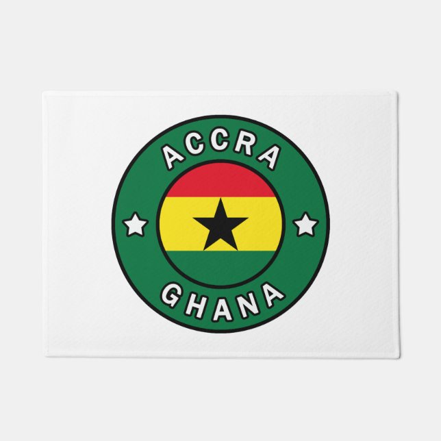 Accra Ghana Fußmatte (Vorderseite)
