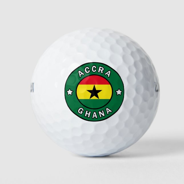 Accra Ghana Golfball (Vorderseite)