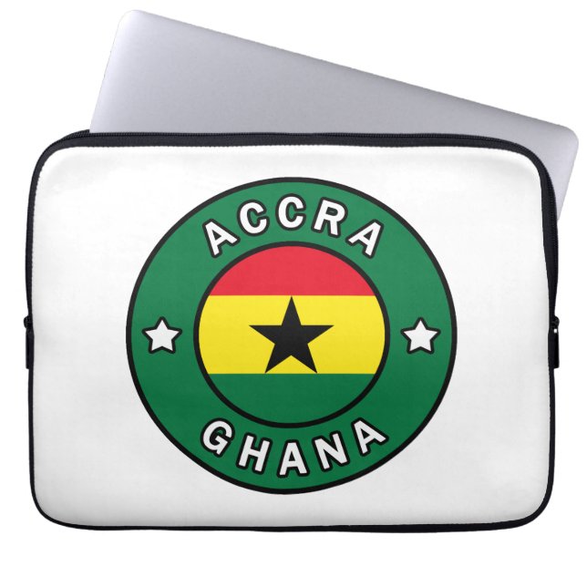 Accra Ghana Laptopschutzhülle (Vorderseite)
