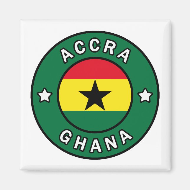 Accra Ghana Magnet (Vorne)