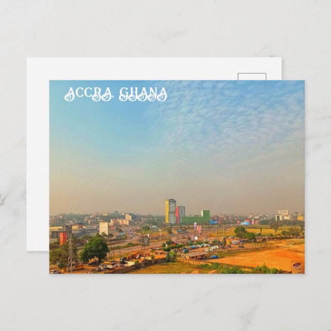 Accra Ghana Postcard Postkarte (Vorne/Hinten)