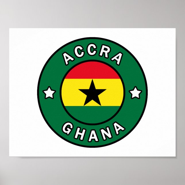 Accra Ghana Poster (Vorne)