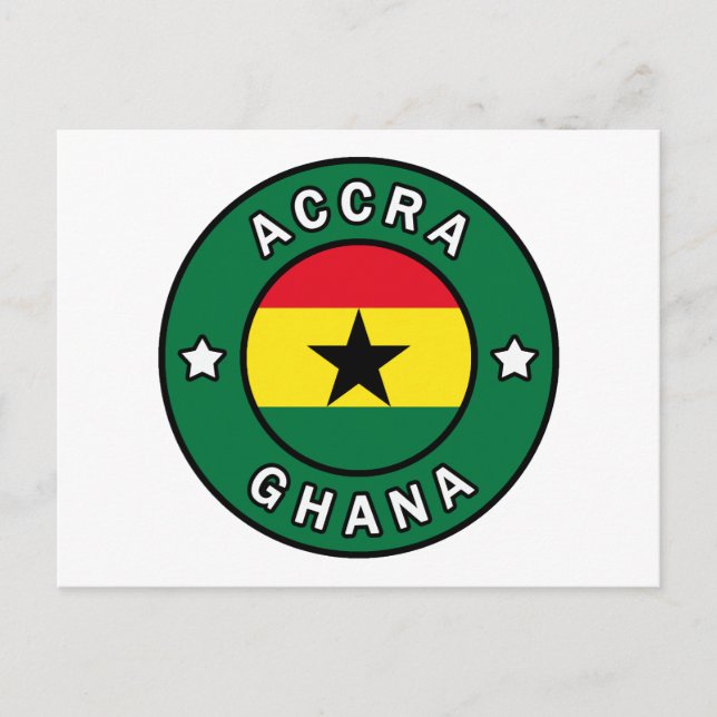 Accra Ghana Postkarte (Vorderseite)