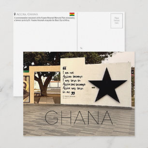 Accra, Ghana Reise-Postkarte Postkarte