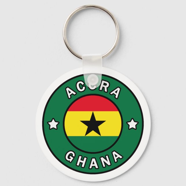 Accra Ghana Schlüsselanhänger (Vorderseite)