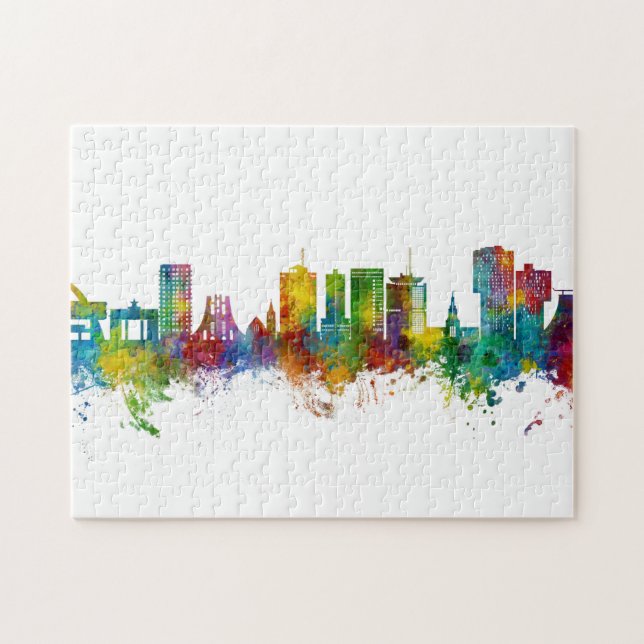Accra Ghana Skyline Puzzle (Horizontal)