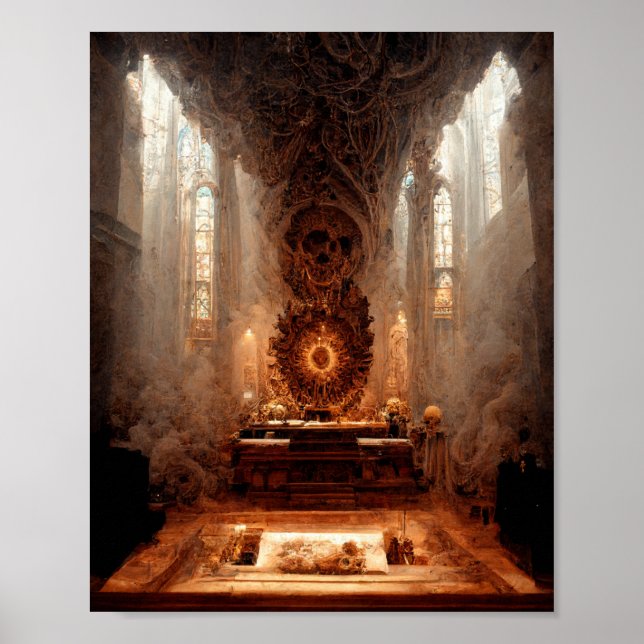 Accurated Altar Dark Fantasy Art Poster (Vorne)