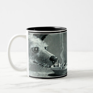 Acd-Hintern-SchnüffelnhundeTasse Zweifarbige Tasse