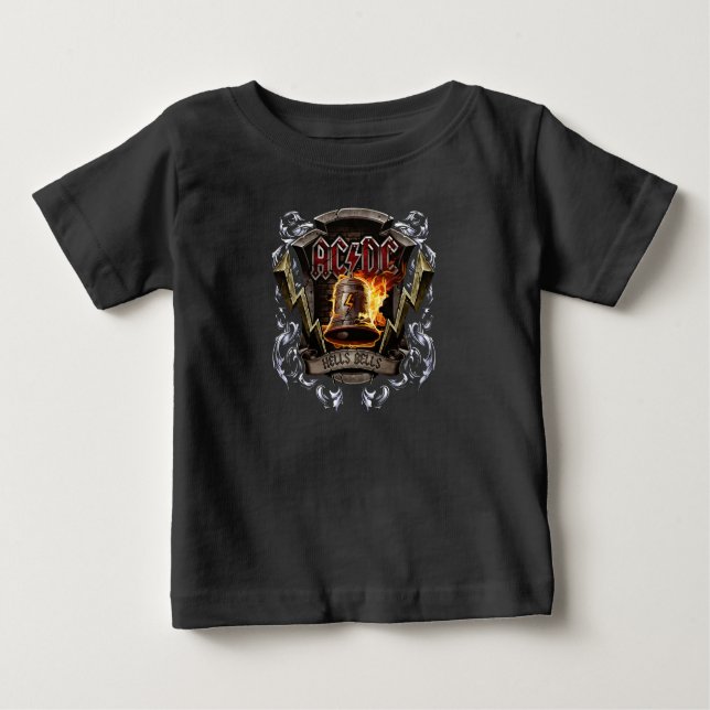 ACDC Hells Bells T - Shirt Custom Personalisiert (Vorderseite)